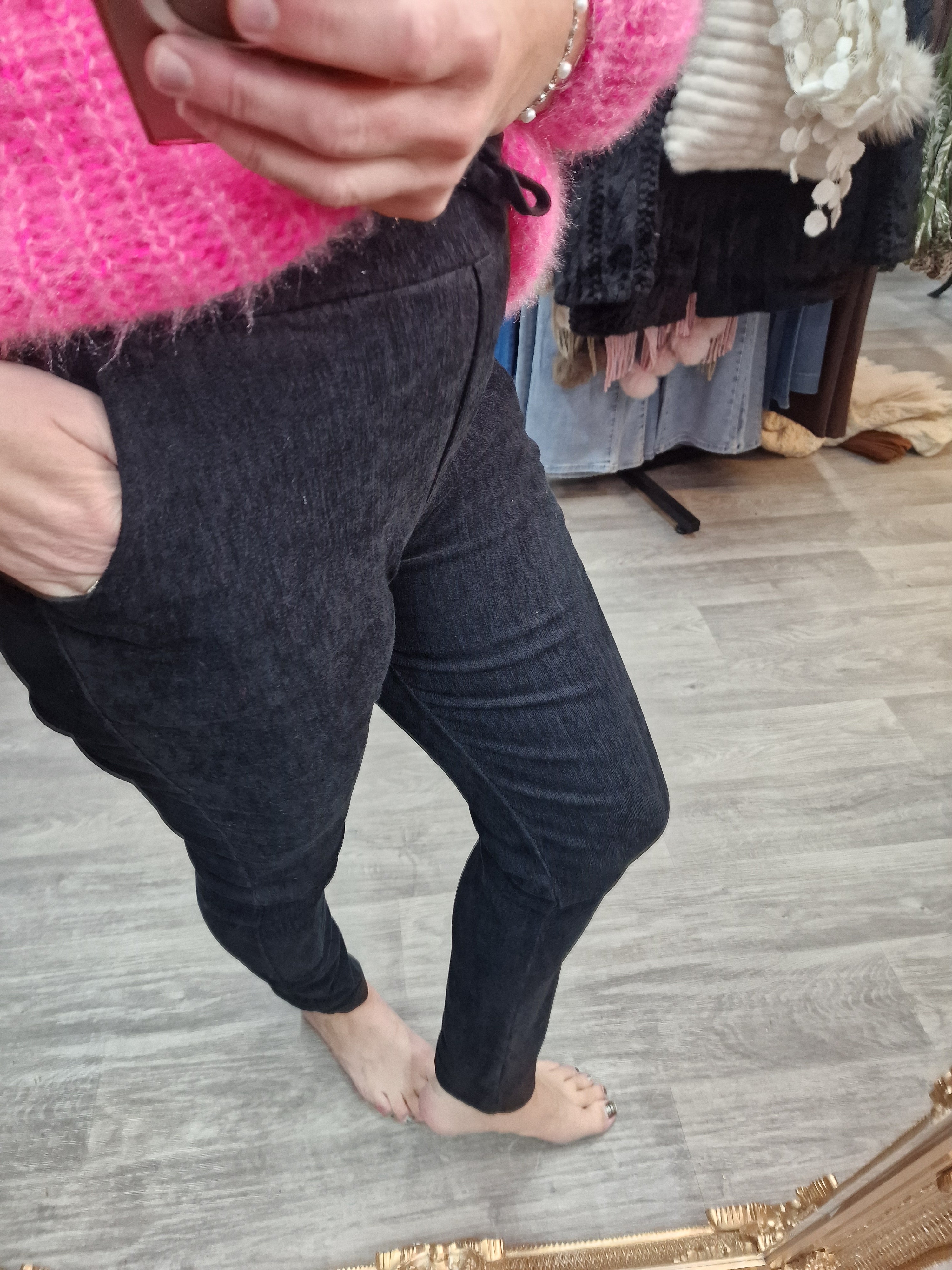Wish magic cord fitted trousers