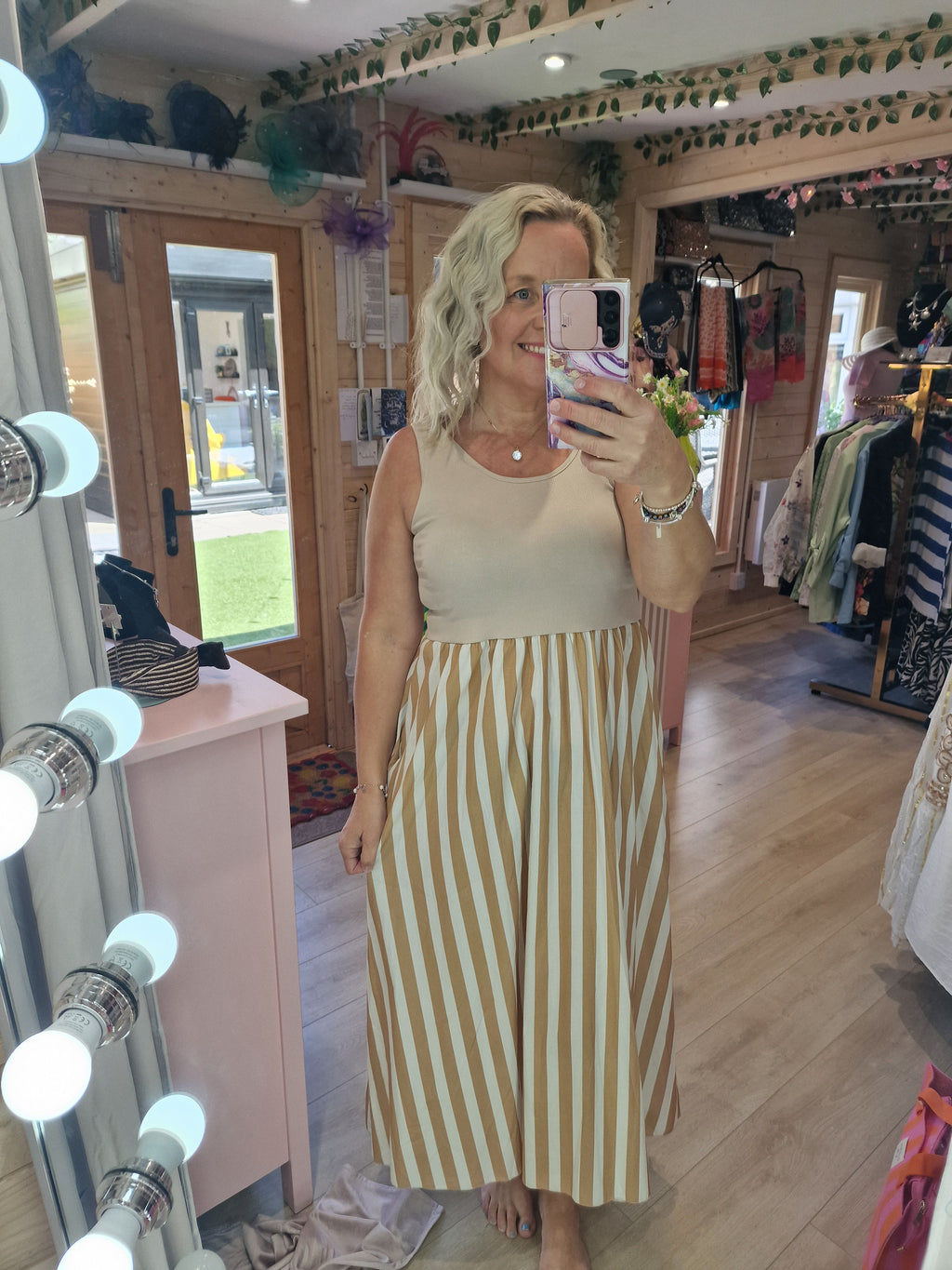 Pollyana stripe dress