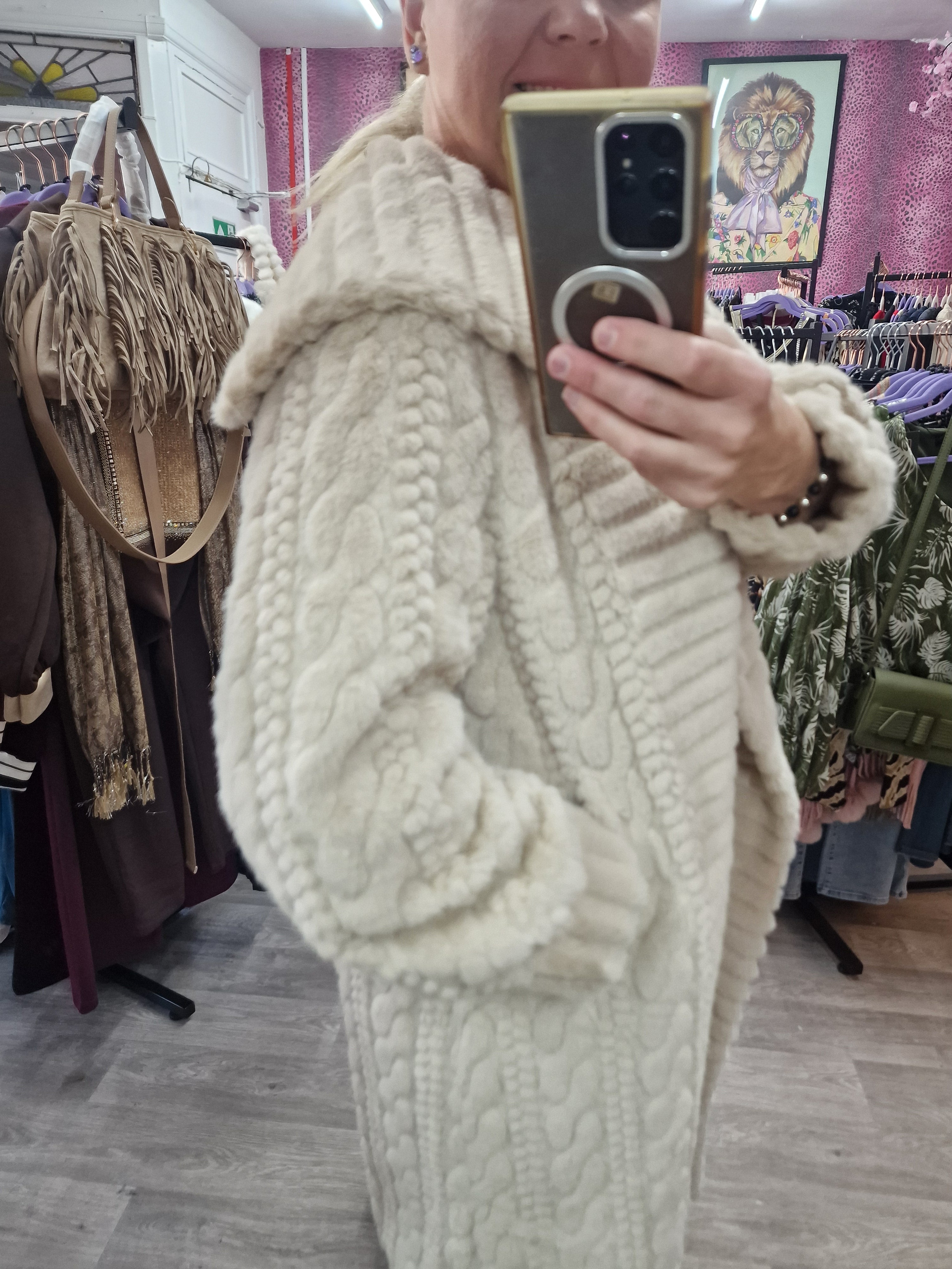 Leona faux fur coat